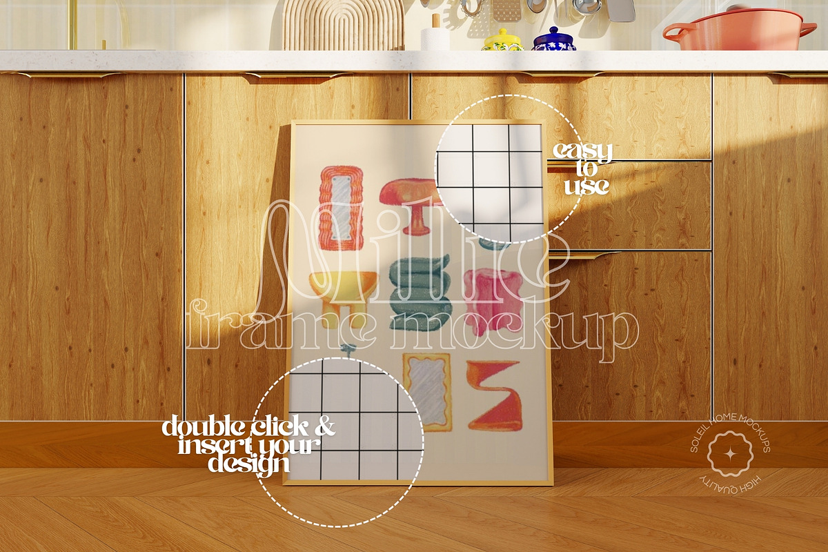 MILLIE | Kitchen Frame Mockup Set, a Household Mockup by SoleilHomeMockups (Photo 2 of 12)