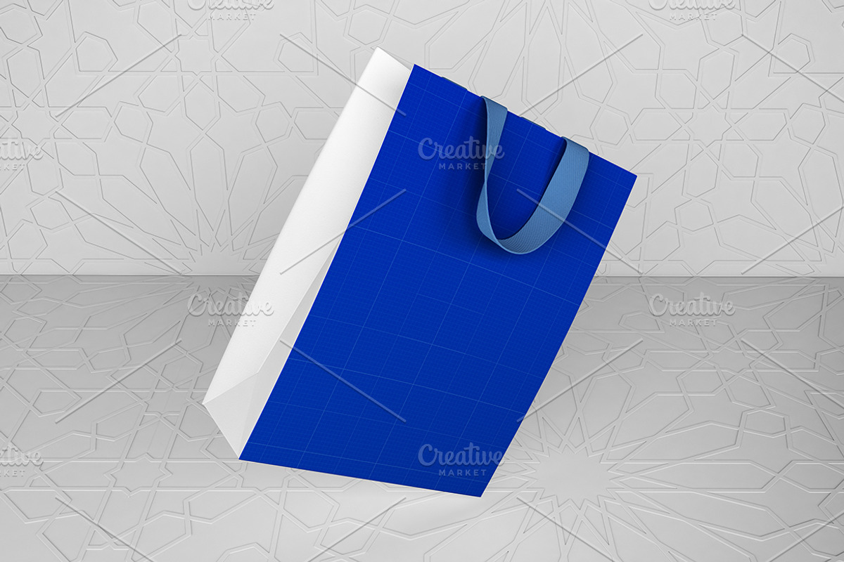 Arabic Bag Mockup, a Packaging Mockup by Qaleb Studio