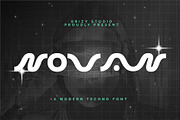 Novan, a Font by Drizy (Thumbnail 1 of 10)
