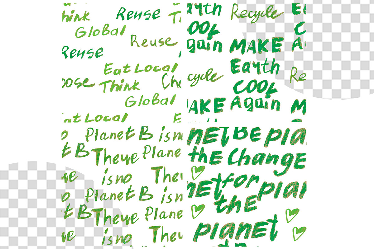 Kids Crayon Eco Lettering Seamless, a Pattern Graphic by Lucyinyourheart (Photo 2 of 10)