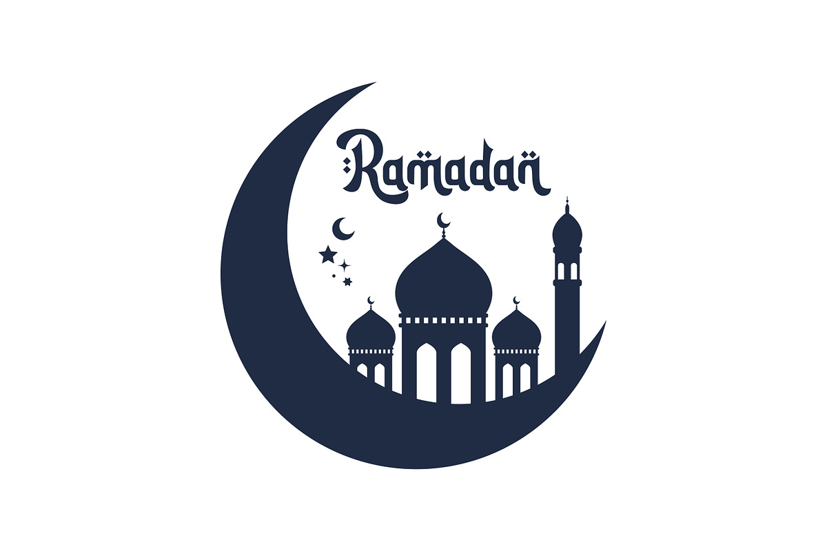 Silhouette of crescent moon, a Branding & Logo Template by Saba Vector