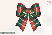 Coquette Christmas Bow Clipart PNG, a Graphic by crative8112 (Thumbnail 2 of 9)