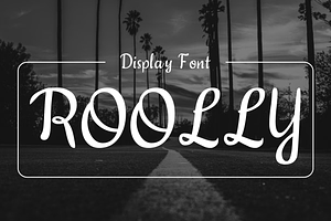 Roolly - Modern Typeface