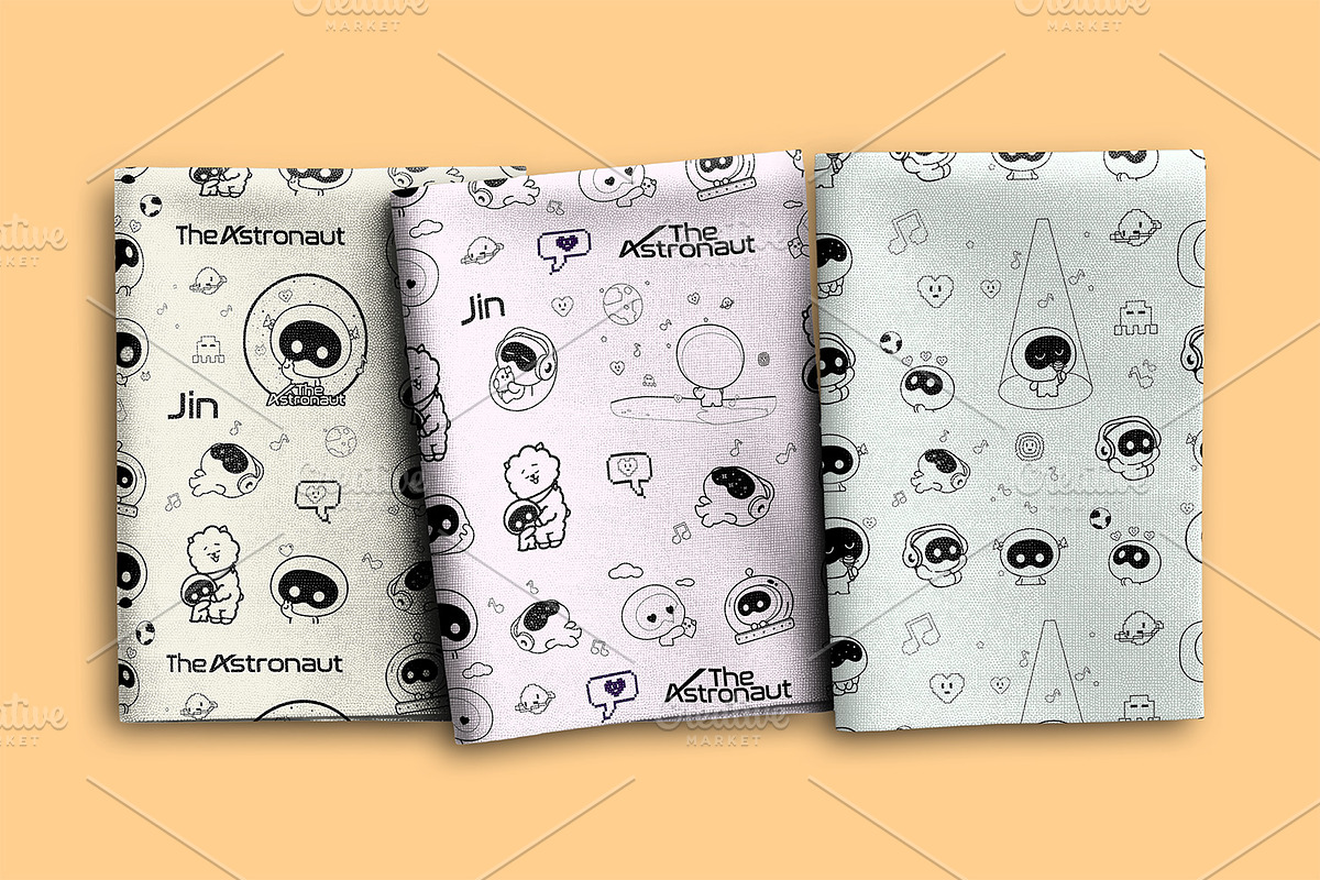BTS Seamless Pattern Kpop Papers PNG, a Pattern Graphic by FancyDesignStudio (Photo 6 of 9)