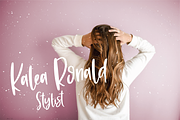 ROSEBUD a Handwritten Script Font, a Script Font by Blush Font Co. (Thumbnail 2 of 6)