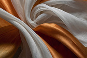 Flowing Gold Silk Textures, a Decorative Illustration by StockVerse Creative (Thumbnail 3 of 4)