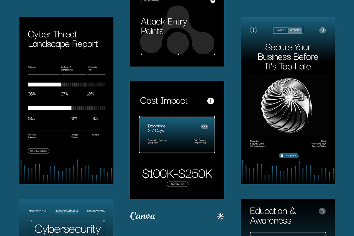Cybersecurity Instagram Pack, a Social Media Template by fakhroo (Photo 5 of 5)