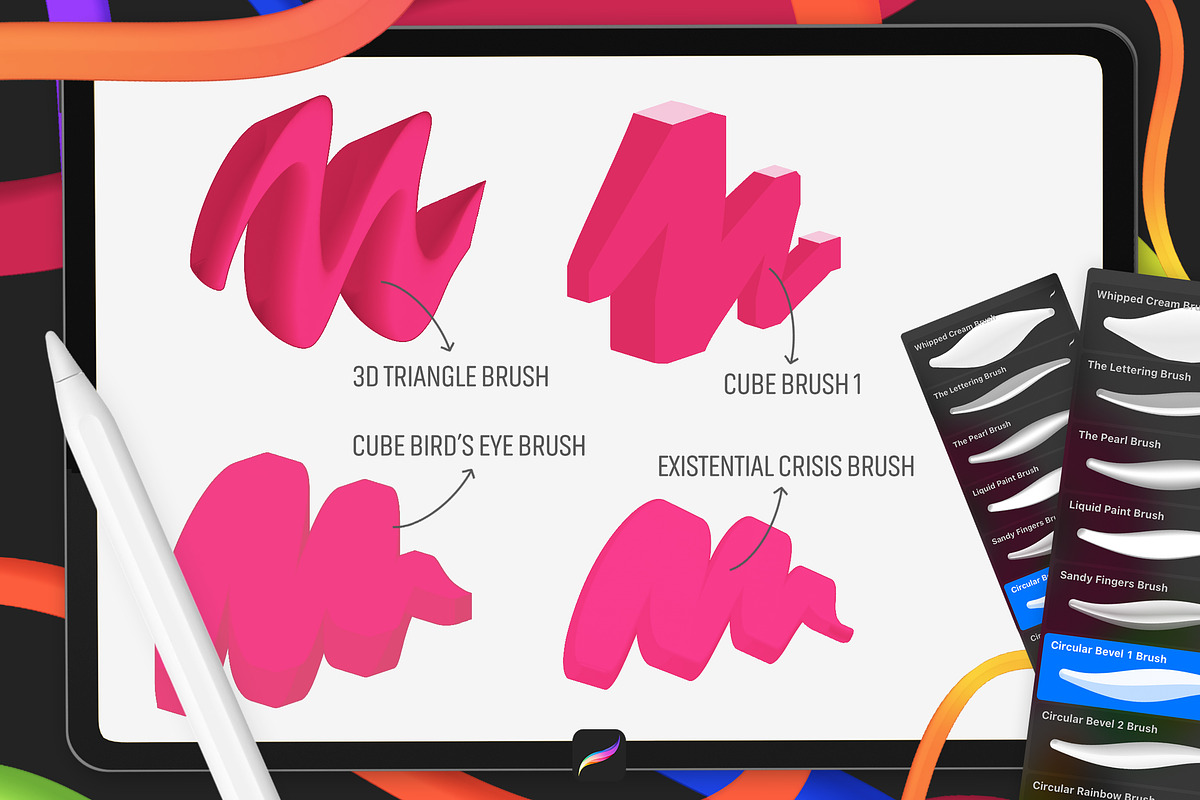 3D Brushes: Procreate, a Brush Add-On by Leonard Posavec (Photo 5 of 6)