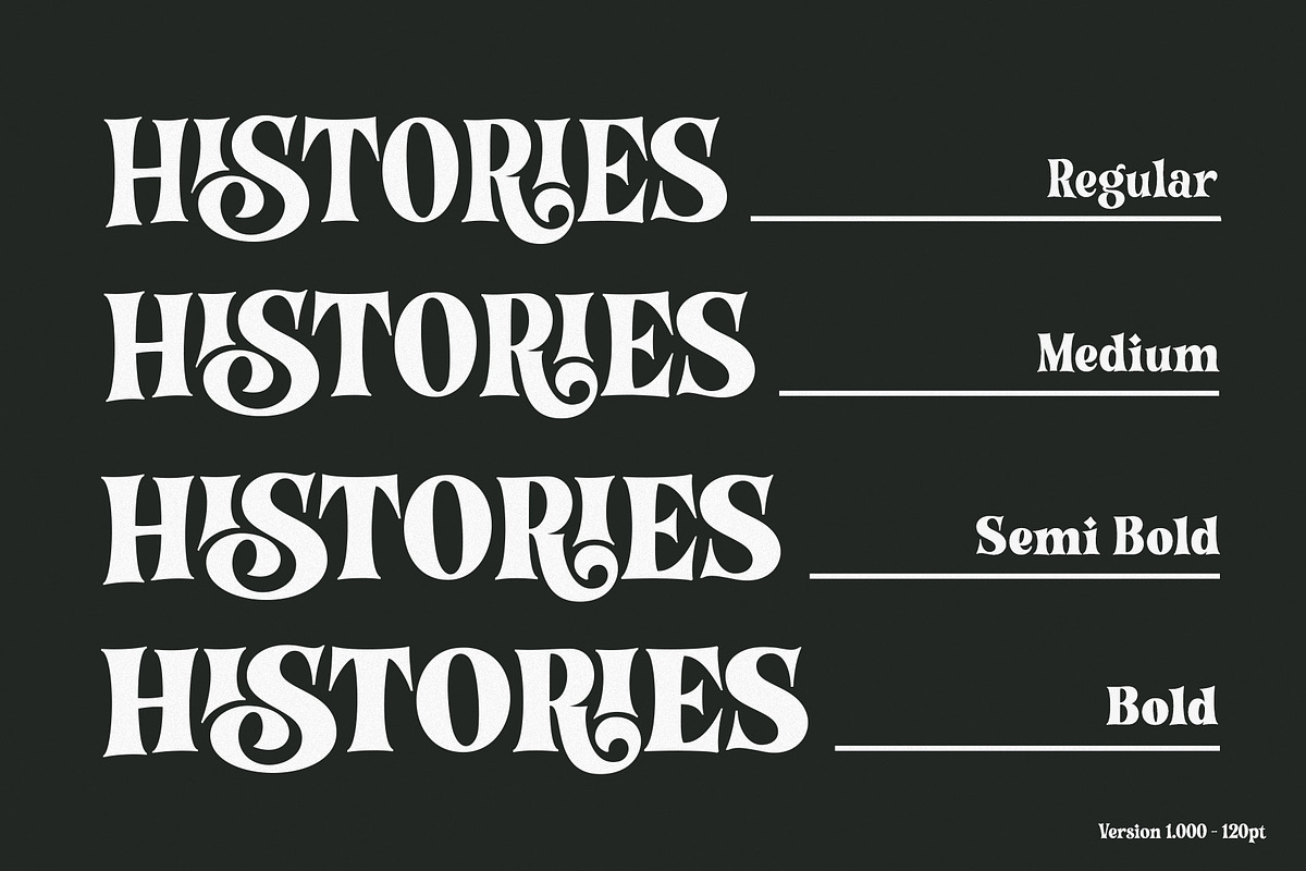 Histories - Fairytale Typeface, a Font by Graptail (Photo 11 of 15)