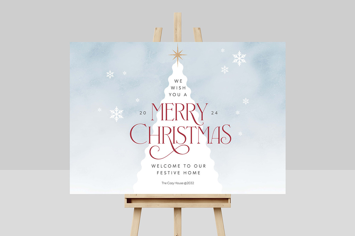 Christmas Winter Wonderland Template, a Poster Template by BrandPacks (Photo 4 of 8)