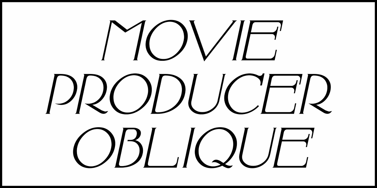 Movie Producer JNL, a Font by Jeff Levine Fonts (Photo 4 of 5)