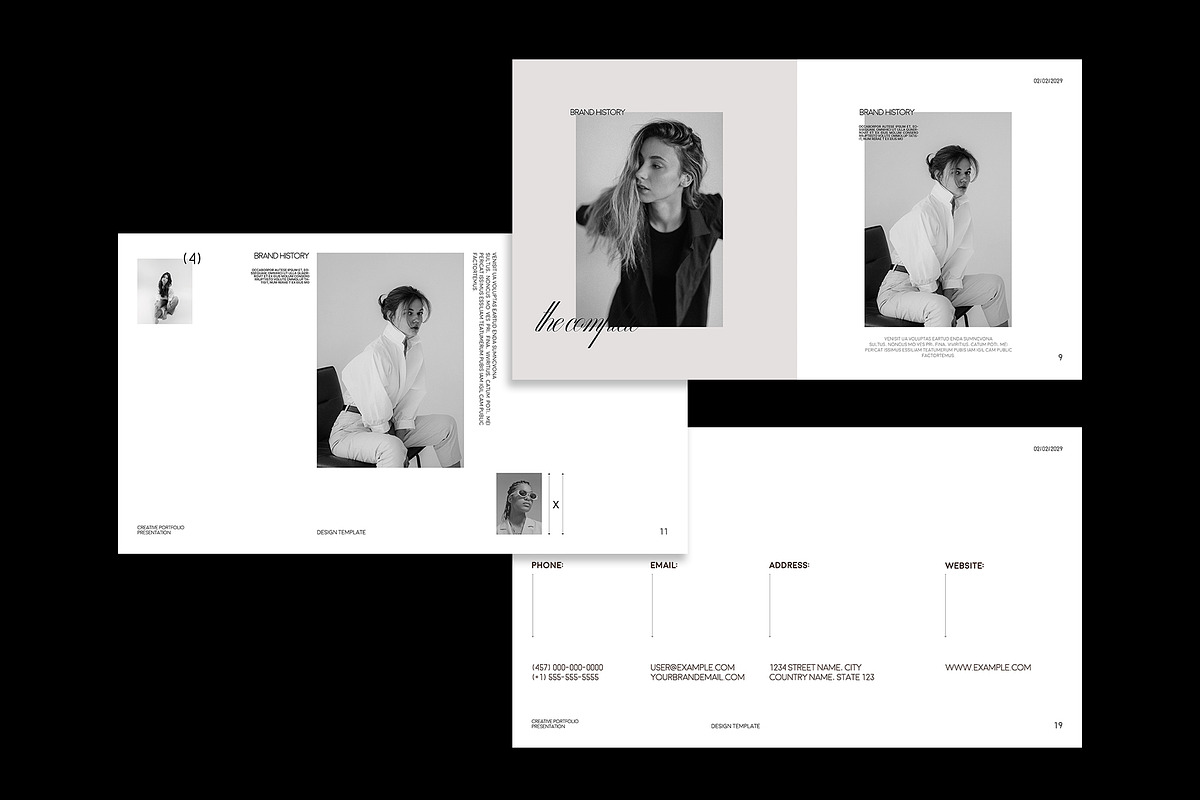 Clean & Minimal Portfolio Template, a Presentation Template by Templeste (Photo 4 of 6)