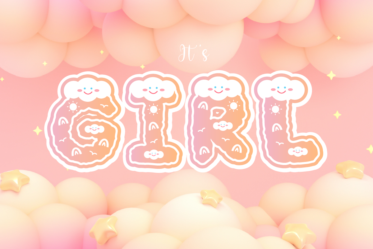Rainbow Sunset - SVG Color Cute Font, a Symbol Font by Kanink Studio (Photo 2 of 8)