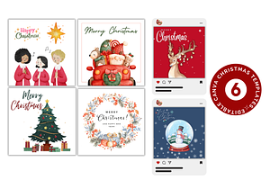 Editable Canva Christmas Templates