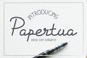 Papertua Monoline Script Font, a Script Font by Anomali Creatype (Thumbnail 1 of 6)