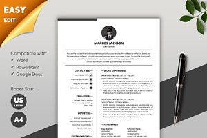 ATS Resume CV Word & Google Docs 27