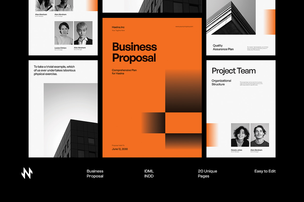 Modern Minimal Business Proposal