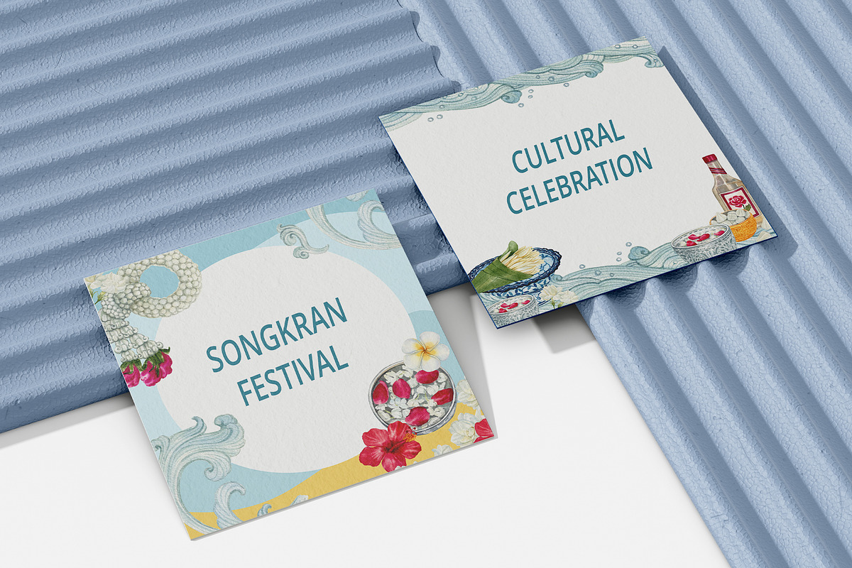 Floral Water Festival – Hand-Drawn, a Seasonal Illustration by CreativeValuation (Photo 8 of 10)