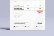 Invoice Design Template, a Stationery Template by MightyDesign (Thumbnail 3 of 8)