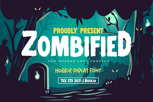 Zombified - Horror Font