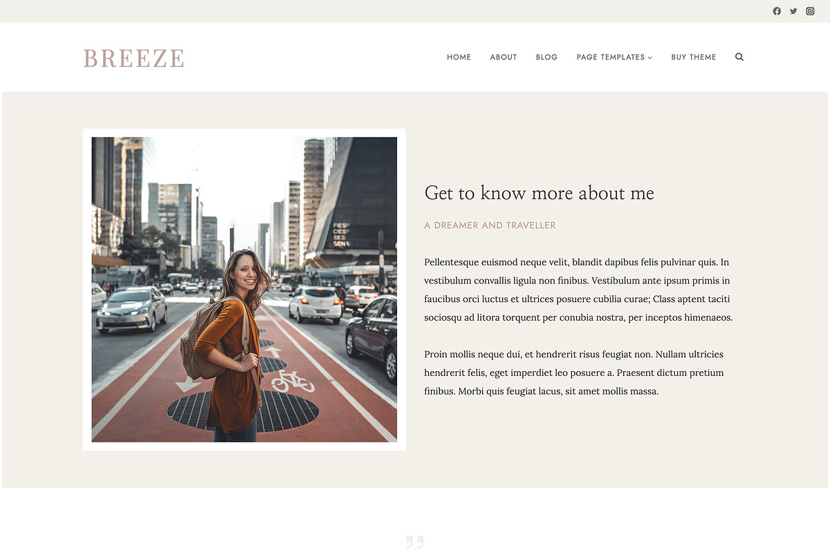 Breeze-Kadence Child Theme WordPress, a WordPress Template by Sky and Stars (Photo 2 of 3)