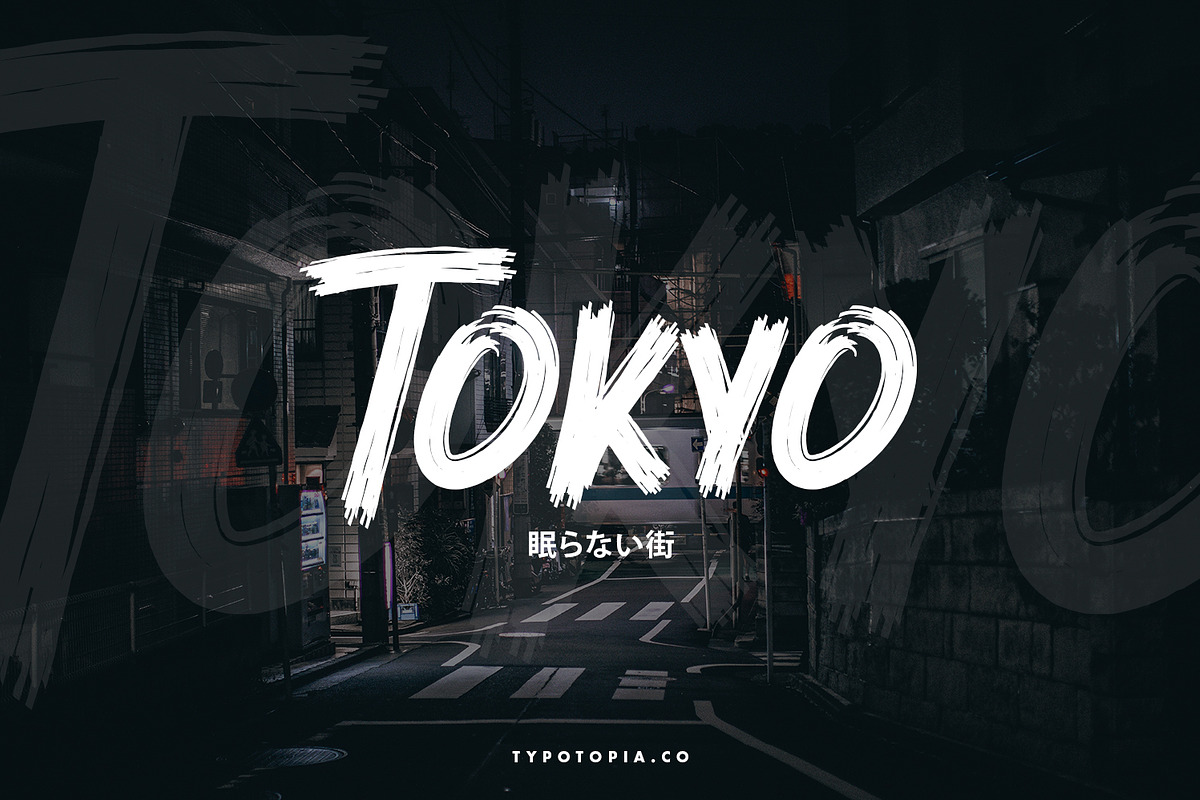 Sabotase - The Brush Font preview 6