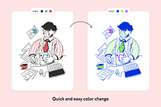 Datly Analytic Illustrations, a Finance Illustration by Welovegraphics (Thumbnail 5 of 7)