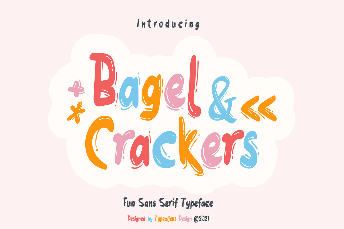 Bagel & Crackers, a Font by ilhamtaro (Photo 1 of 12)