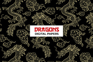 Chinese Dragon Digital Papers