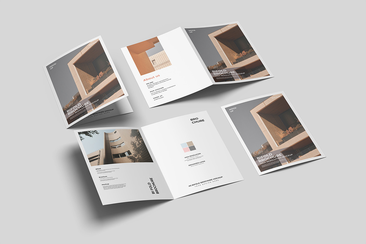 A5 Bifold Brochure Mockup Kit
