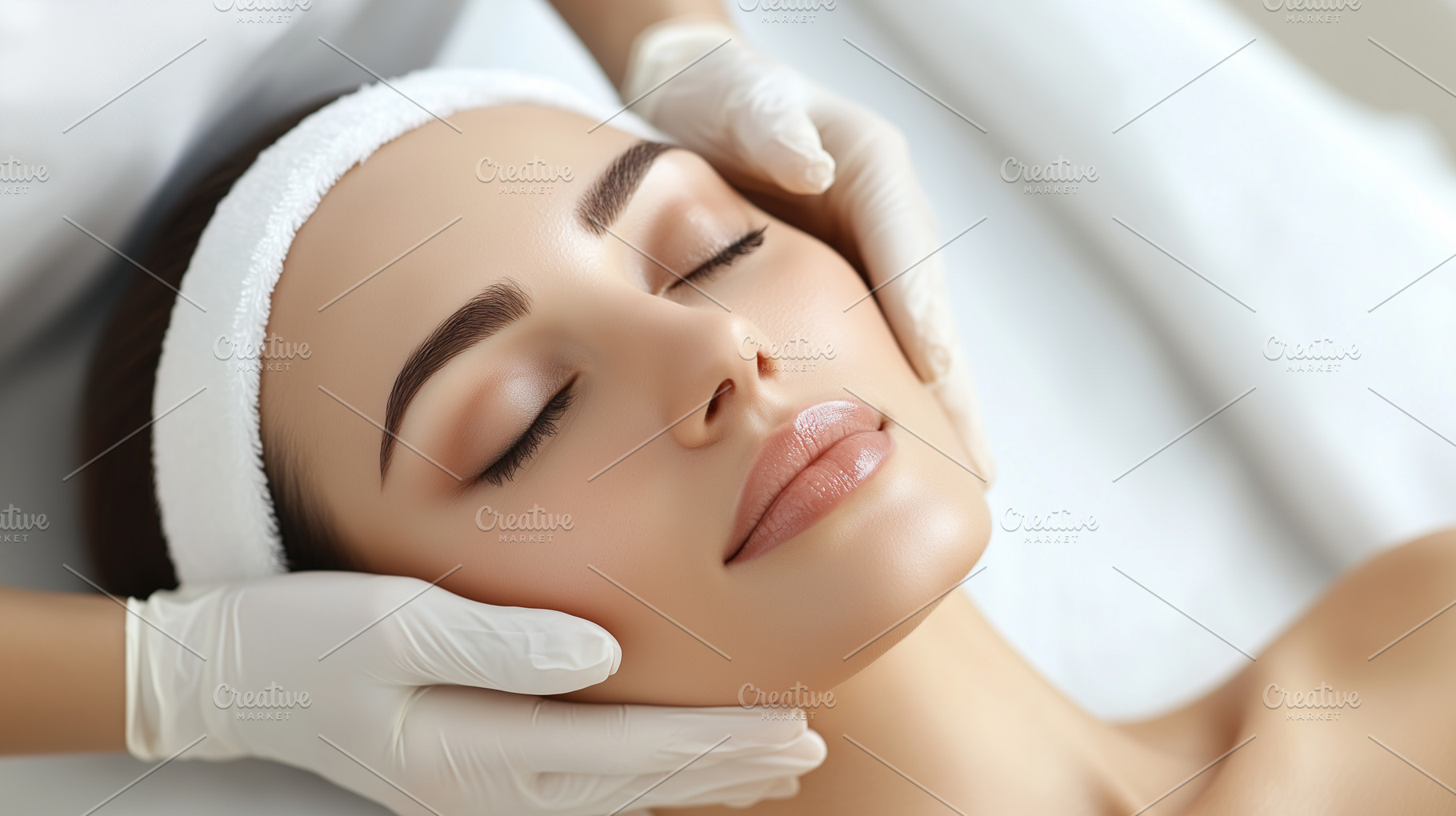 Closeup of beautiful woman aesthetic, a Beauty & Fashion Photo by MistyDay