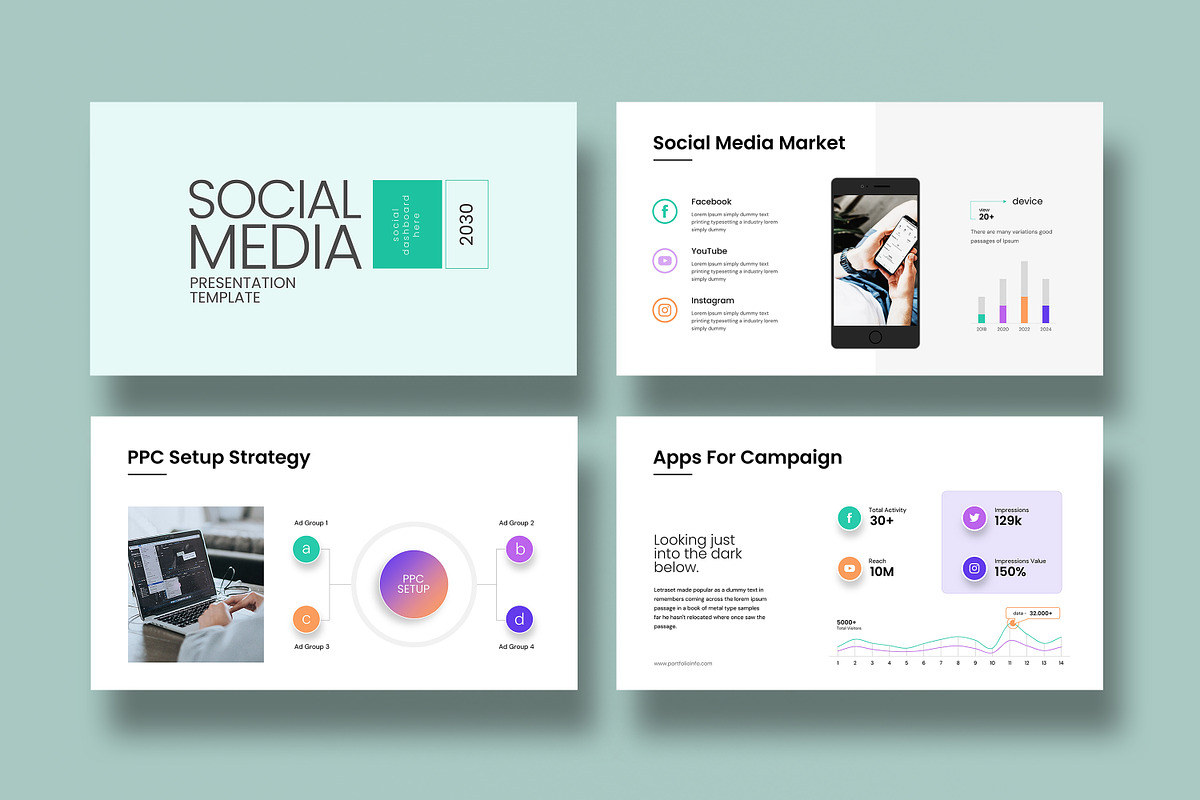 Digital Marketing Strategy, a Presentation Template by creathrivestudio (Photo 6 of 23)
