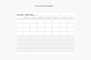 Simple Undated Digital Study Planner, a Design Template by Astro Magic Digital (Thumbnail 3 of 5)