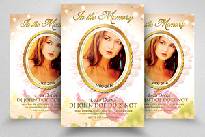 Memorial & Funeral Flyer Templates, a Flyer Template by Business Flyers