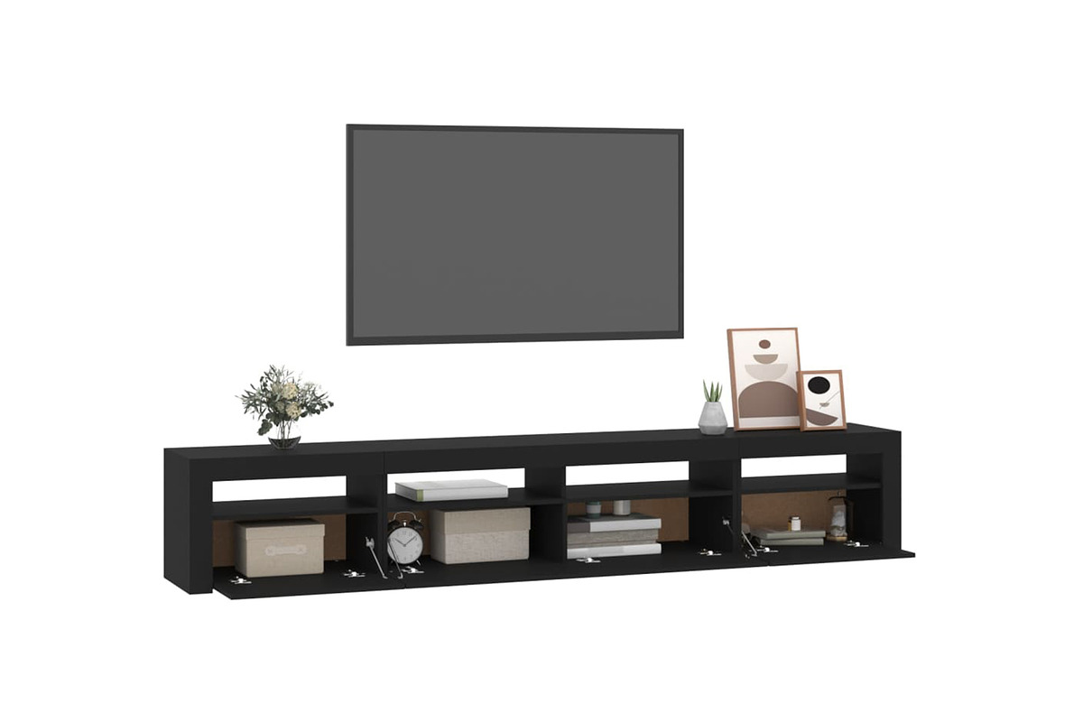 Modern LED Laser-Cut TV Shelf Bundle, a Furniture 3D Model by DoubleVision (Photo 3 of 4)