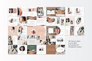 Beauty Instagram Canva templates, a Social Media Template by helgascandinavus (Thumbnail 2 of 4)