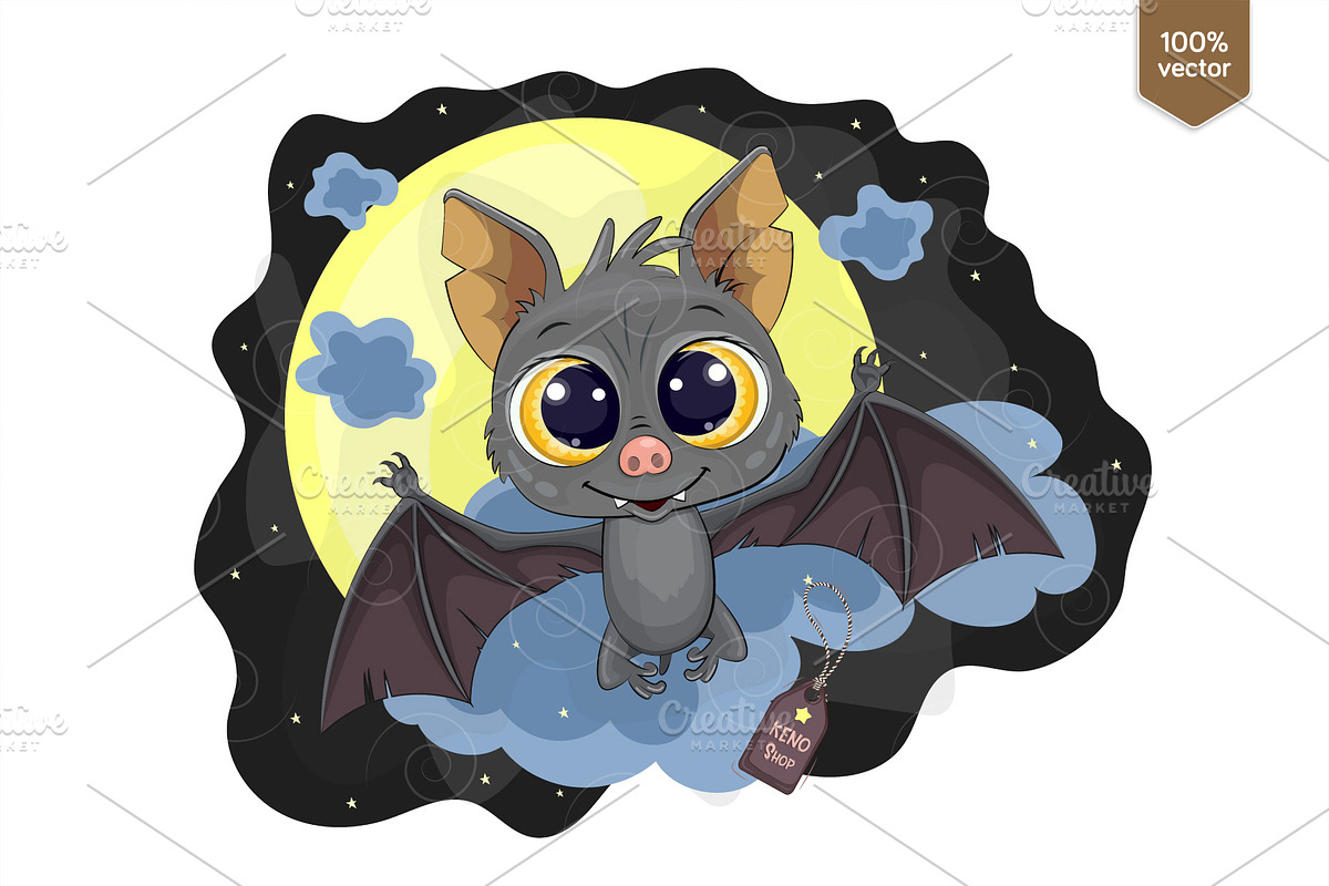 Set of cute cartoon animals_02, an Animal Illustration by KENO Mascots (Photo 10 of 11)