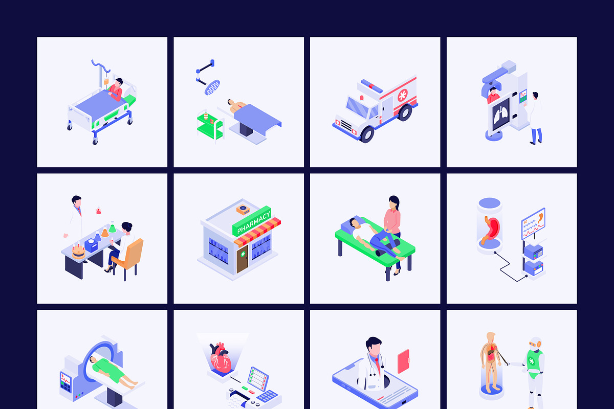 410 Everyday Isometric Illustration, a Finance Illustration by Vectors Market (Photo 11 of 17)