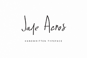 Jade Acres, a Script Font by Nicolas Desle (Thumbnail 1 of 6)