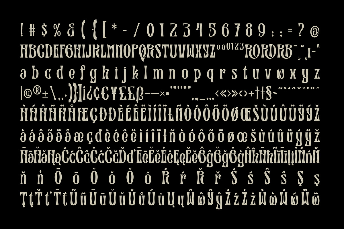 NORG — Condensed Display, a Serif Font by Get Studio (Photo 7 of 8)