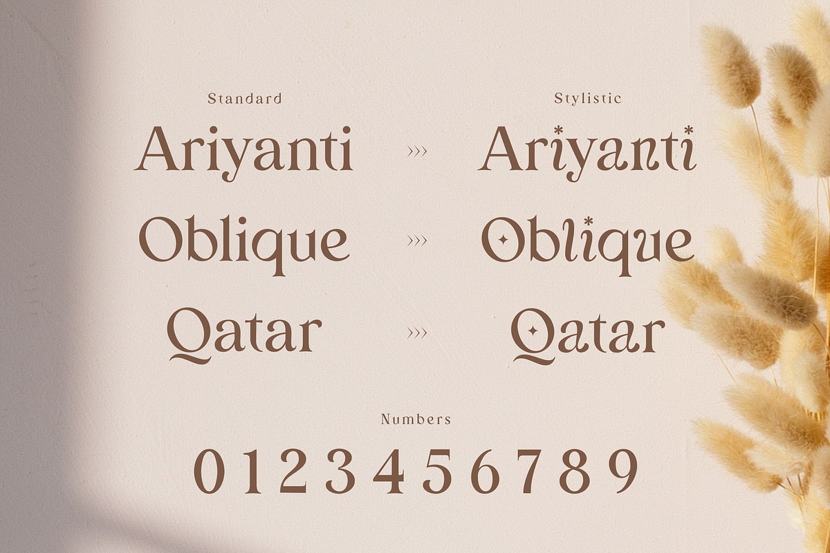 Bunga Zivilia - Display Serif Font, a Serif Font by Artchitype Studio (Photo 11 of 12)