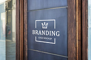Framed Glass Sign Mockup, an Advertising Mockup by RSplaneta (Thumbnail 1 of 2)