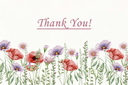 Watercolor Wildflowers Botanical Set, a Decorative Illustration by BarvArt (Thumbnail 22 of 22)