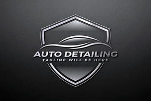 Auto Detailing Logo Design Template