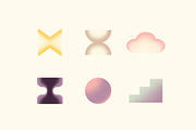 Shapes & Grainy Gradients, an Object Graphic by Paulina Sara Design (Thumbnail 11 of 14)