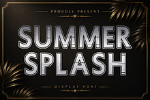 Summer Splash – Bold Outline