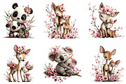 Mother's Day Animals Clipart, a Seasonal Illustration by Designking (Thumbnail 3 of 5)