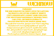 Happy Day font, a Sans Serif Font by weknow (Thumbnail 6 of 8)