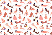 Body diversity seamless patterns, a Pattern Graphic by Good Studio (Thumbnail 5 of 9)