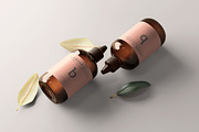 Amber Glass Bottle Mockups, a Cups & Container Mockup by pmvch (Thumbnail 14 of 20)